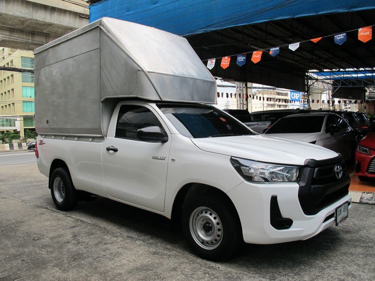 Toyota Hilux Revo 2022 2.4 Entry Van ดีเซล ไม่ติดแก๊ส เกียร์ธรรมดา ขาว รูปที่ 2