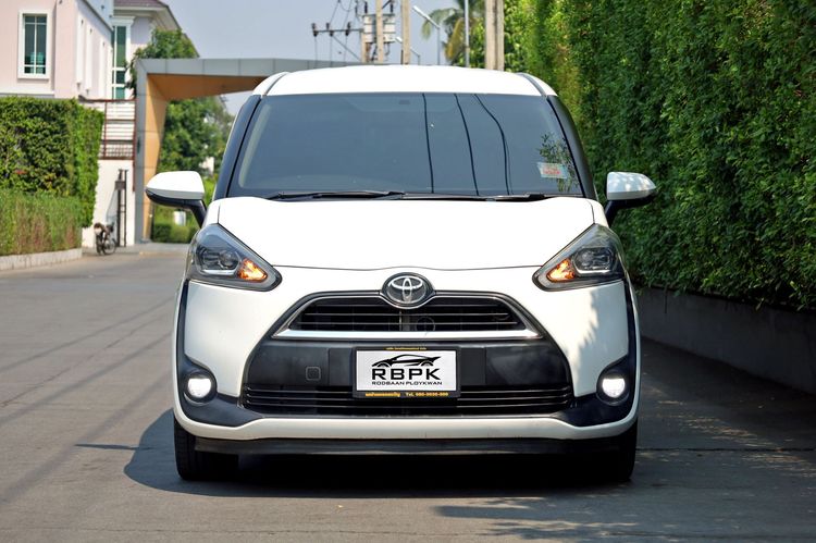 Toyota Sienta 2016 1.5 V Sedan เบนซิน ไม่ติดแก๊ส เกียร์อัตโนมัติ ขาว รูปที่ 2