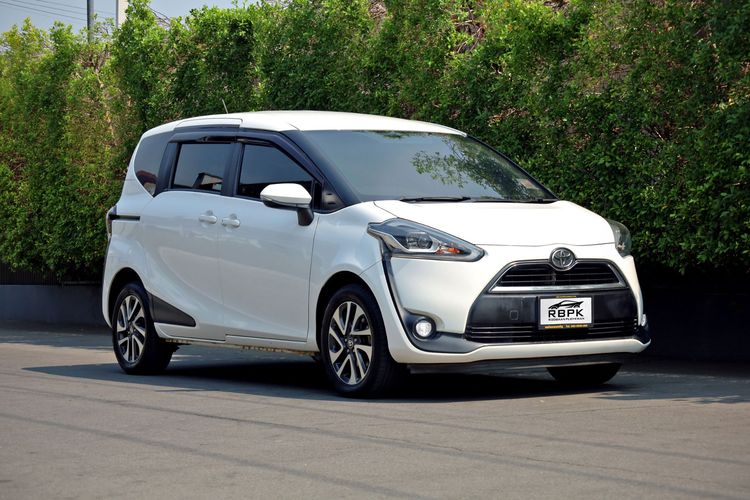 Toyota Sienta 2016 1.5 V Sedan เบนซิน ไม่ติดแก๊ส เกียร์อัตโนมัติ ขาว รูปที่ 3