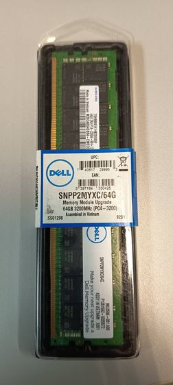 ที่เก็บข้อมูลและเมมโมรี่การ์ด Dell Memory Upgrade - 64GB - 2RX4 DDR4 RDIMM 3200 MTs