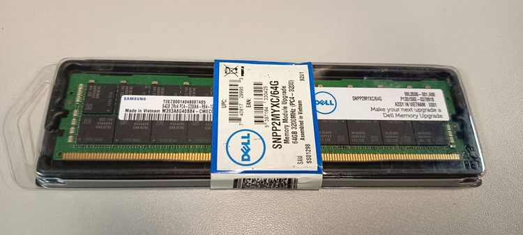 Dell Memory Upgrade - 64GB - 2RX4 DDR4 RDIMM 3200 MTs รูปที่ 2