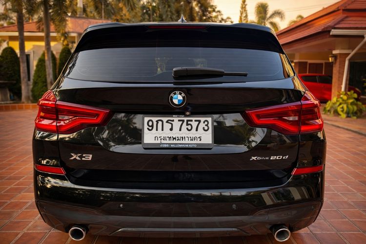 BMW X3 2018 2.0 xDrive20d 4WD Utility-car ดีเซล ไม่ติดแก๊ส เกียร์อัตโนมัติ ดำ รูปที่ 2
