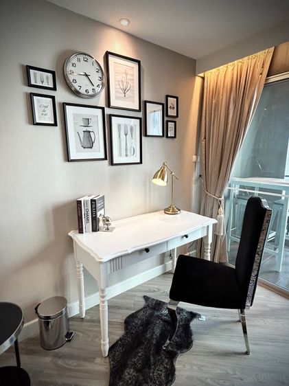 ตกแต่งครบ Belle Grand Rama9 ตึกD ชั้น11 ขนาด 100 ตร.ม. 3 Bed ติด MRT พระราม9 New CBD รูปที่ 4