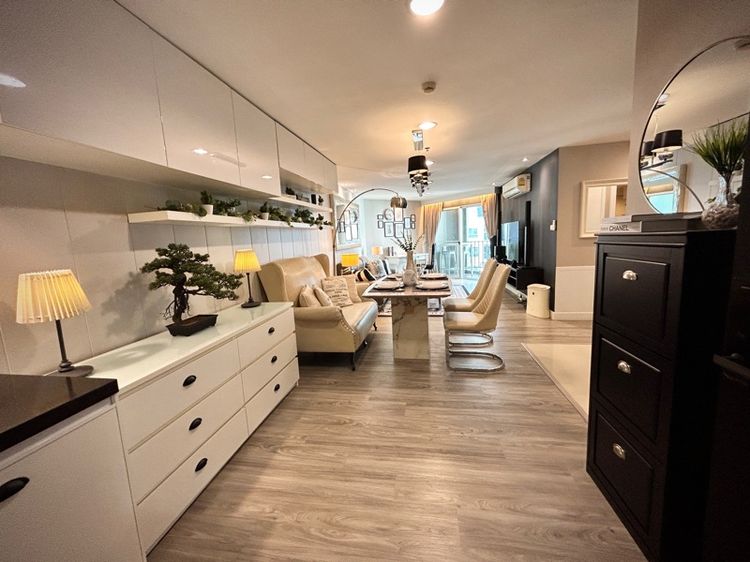 ตกแต่งครบ Belle Grand Rama9 ตึกD ชั้น11 ขนาด 100 ตร.ม. 3 Bed ติด MRT พระราม9 New CBD รูปที่ 2