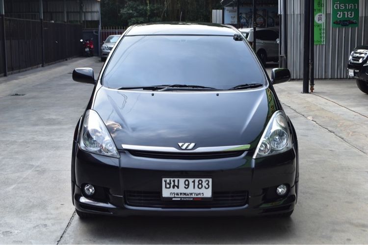 Toyota Wish 2004 2.0 Q Utility-car เบนซิน ไม่ติดแก๊ส เกียร์อัตโนมัติ ดำ รูปที่ 2