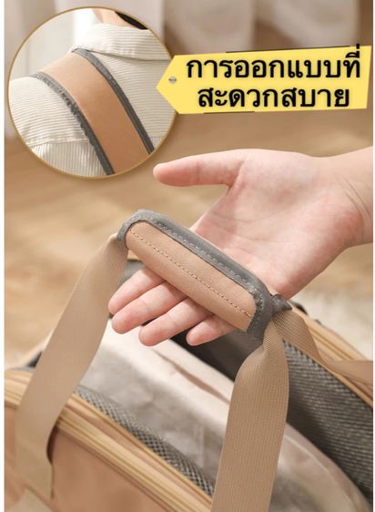 กระเป๋าสัตว์เลี้ยงกระเป๋าเป้สะพายหลังกระเป๋าขยายได้รับได้ พับเก็บได้ กระเป๋าหมา กระเป๋าแมว เป้ใส่สุนัข กระเป๋าเป้สะพายหลัง กระเป๋าสะพายไหล่ รูปที่ 15