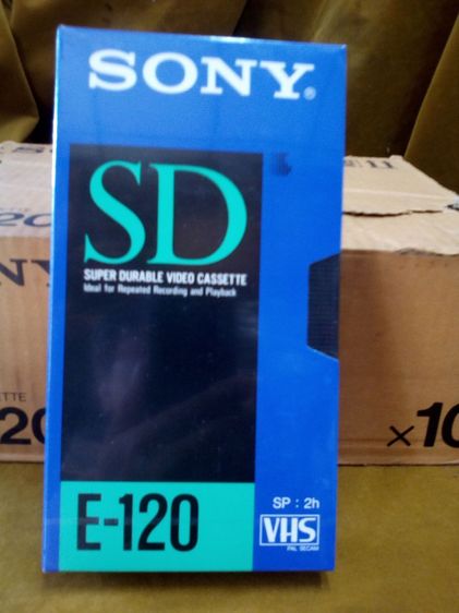 อื่นๆ Sony VHS E120 Blank Video VCR Tape Cassette