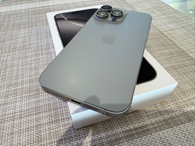 iPhone 126Pro Max สีไทเท ครบกล่อง ผ่อนได้ รูปที่ 4