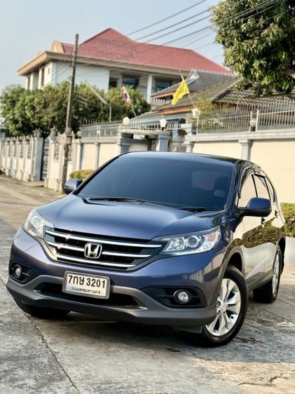 Honda CR-V 2013 2.0 E Utility-car เบนซิน ไม่ติดแก๊ส เกียร์อัตโนมัติ น้ำเงิน รูปที่ 2