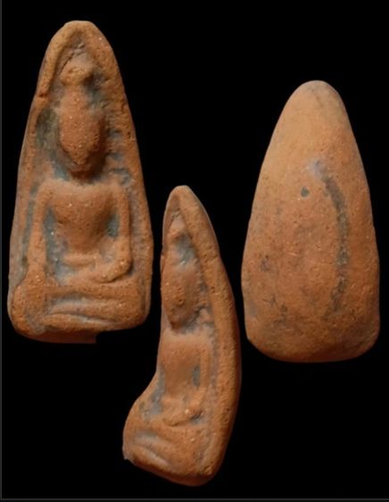 พระกรุเนื้อดิน ถ้ำเสือ พิมพ์ใหญ่ จ.สุพรรณบุรี รูปที่ 2