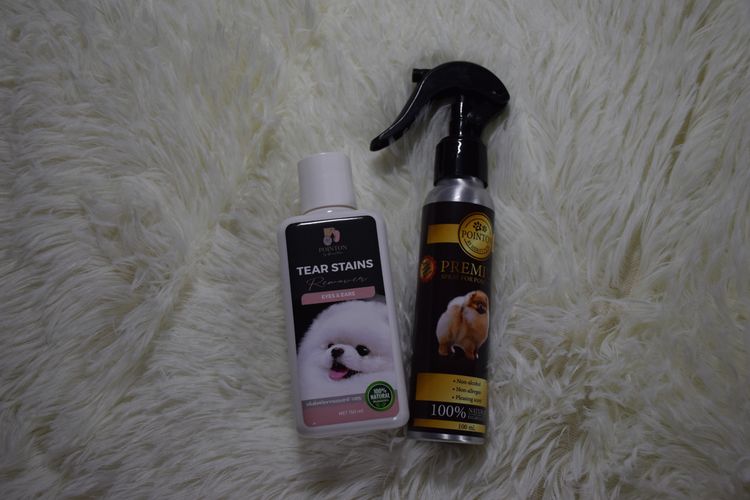 POINTON removes Eyes and Ears ทำความสะอาดหูและตาสุนัข+สเปรย์ บำรุงขนสุนัข เกรดฟาร์มประกวด รูปที่ 2