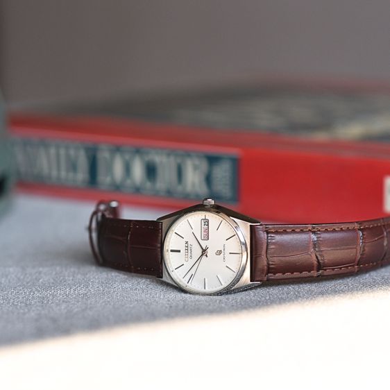 เงิน นาฬิกา Citizen Crystron Ref.4-730658