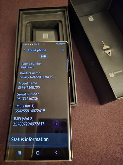 Note 20 Ultra5G 256GBสี Mystic Bronze สภาพสวยมากใช้เองครับ รูปที่ 11