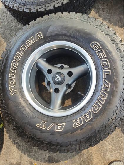 แม็ก ENKEI ขอบ 15  6 รู พร้อมยาง Yokohama 31  X10.5ปี24 สภาพ 90 ชุดละ 18,000 บาทครับ รูปที่ 12