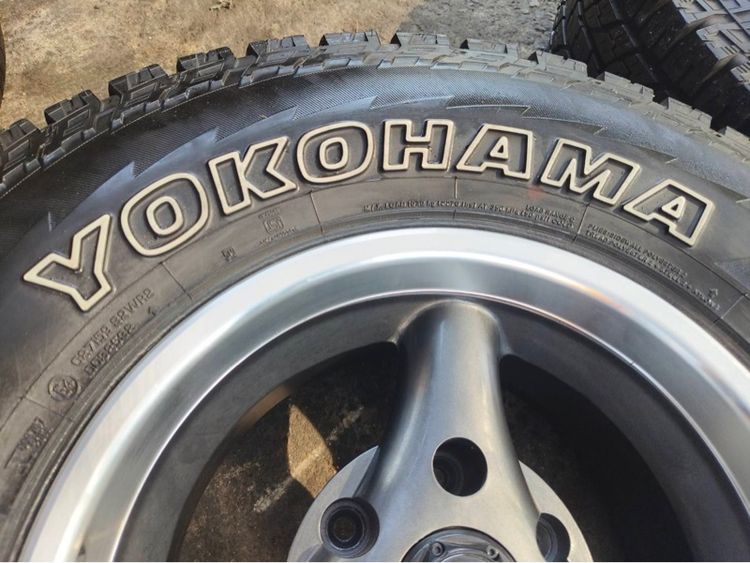 แม็ก ENKEI ขอบ 15  6 รู พร้อมยาง Yokohama 31  X10.5ปี24 สภาพ 90 ชุดละ 18,000 บาทครับ รูปที่ 8