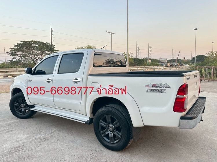 Toyota Hilux Vigo Champ 2012 Double Cab 2.5 E VNT Prerunner Pickup ดีเซล ไม่ติดแก๊ส เกียร์ธรรมดา ขาว รูปที่ 3