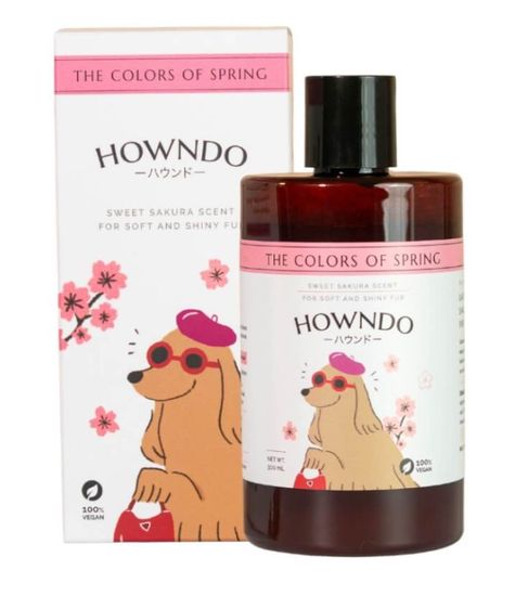 แชมพูผสมครีมนวดสำหรับสุนัข HOWNDO สูตร THE COLORS OF SPRING + แถมฟรี ที่ตะไบเล็บสัตว์เลี้ยงอัตโนมัติ รูปที่ 5