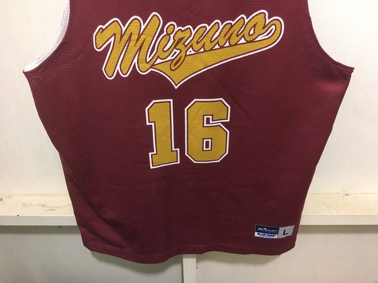 เสื้อกีฬา BasketBall แบรนด์ HoopStar (ใส่ได้2ด้าน) สีขาวกับแดงเลือดหมู รูปที่ 4