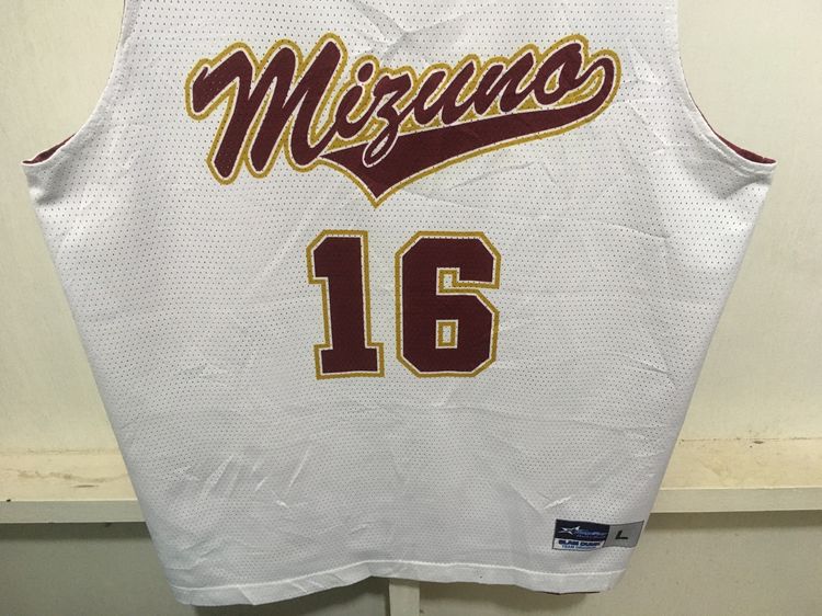 เสื้อกีฬา BasketBall แบรนด์ HoopStar (ใส่ได้2ด้าน) สีขาวกับแดงเลือดหมู รูปที่ 12