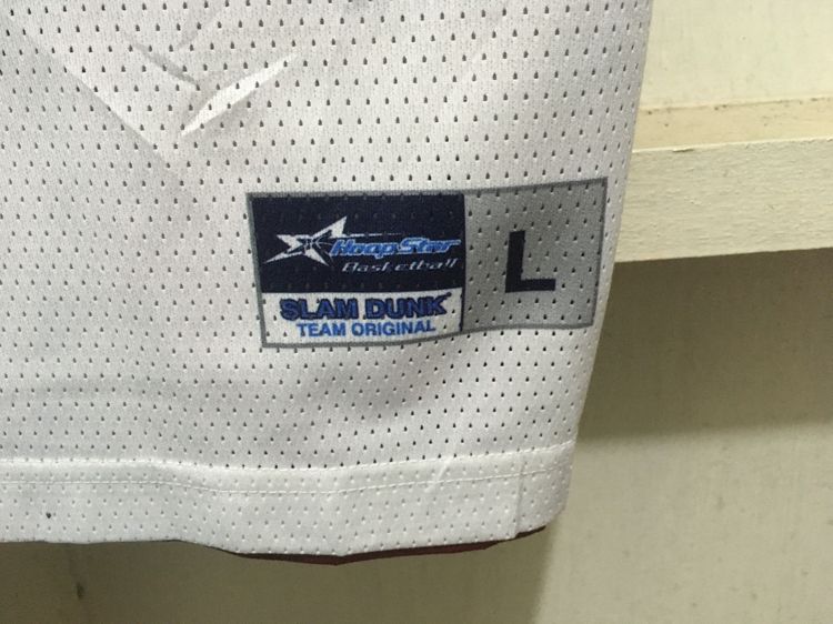 เสื้อกีฬา BasketBall แบรนด์ HoopStar (ใส่ได้2ด้าน) สีขาวกับแดงเลือดหมู รูปที่ 16