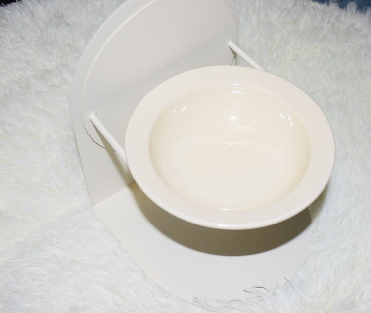 ชามอาหารสัตว์เลี้ยง แบบเซรามิค ปรับระดับความสูงได้ โดยการติดแผ่นแม่เหล็ก รูปที่ 2