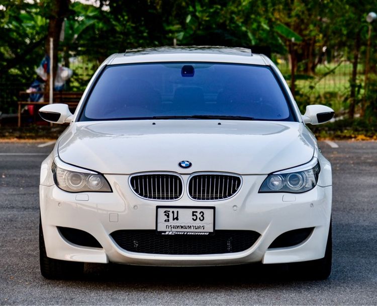 BMW M5 2007 5.0 E60 Sedan เบนซิน ไม่ติดแก๊ส เกียร์อัตโนมัติ ขาว รูปที่ 2