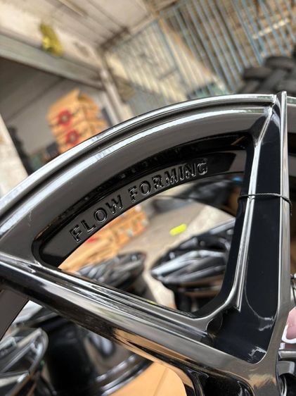 ล้อแม็กมือ1 ขอบ18 VZ-05 5รู100 กว้าง8.5 ออฟ35 สีดำเงา ล้อเบา FLOW FORMING งานJP งานสวยมากๆ รูปที่ 7