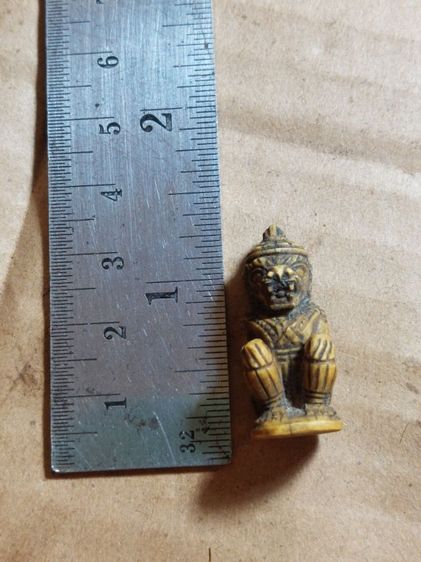 เครื่องรางหนุมานหน้าโขนหลวงพ่อสุ่นวัดศาลากุนเก่ามาก รูปที่ 6