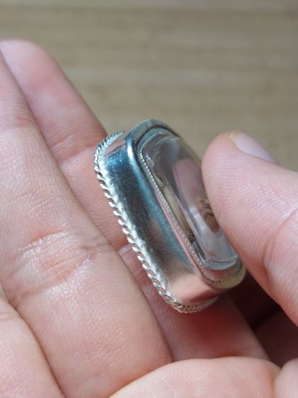 เครื่องรางสหลวงปู่ยิ้มวัดหนองบัวเลี่ยมเงินแท้ รูปที่ 3