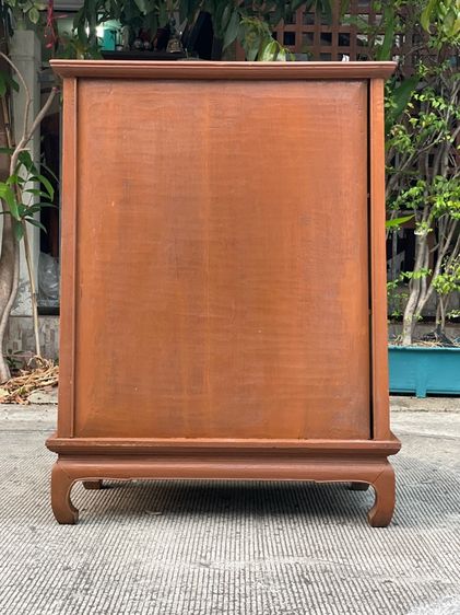 ตู้ไม้สักเก่าโบราณขาคู้ รูปที่ 9