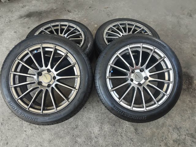 แม็ก rs05 สี Hit เปอร์ซิลเวอร์พร้อมยาง Bridgestone p23 รูปที่ 8