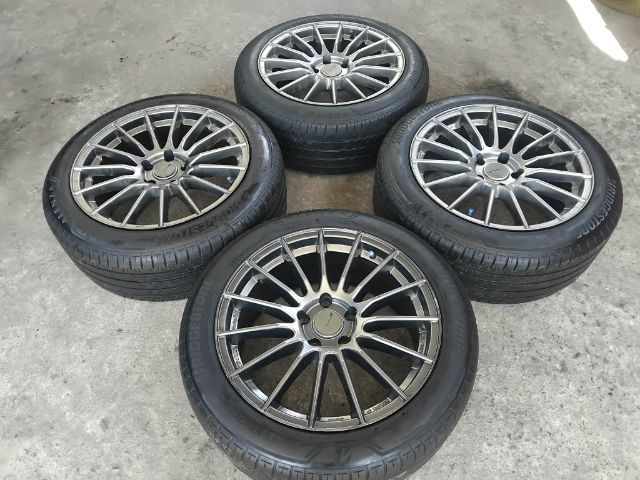 แม็ก rs05 สี Hit เปอร์ซิลเวอร์พร้อมยาง Bridgestone p23 รูปที่ 5