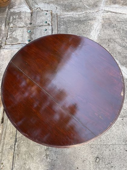 โต๊ะกลมไม้สักเก่า รูปที่ 5