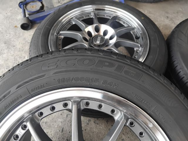 แม็ก xxr ขอบ 15 4 รู 100 และ 4 รู 114 พร้อมยางปี 22 รูปที่ 3