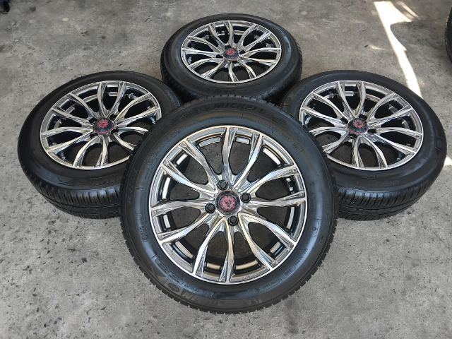 ล้อ Lenso ซามูไรสีไฮเปอร์ซิลเวอร์พร้อมยางมิชลินปี 21 รูปที่ 5