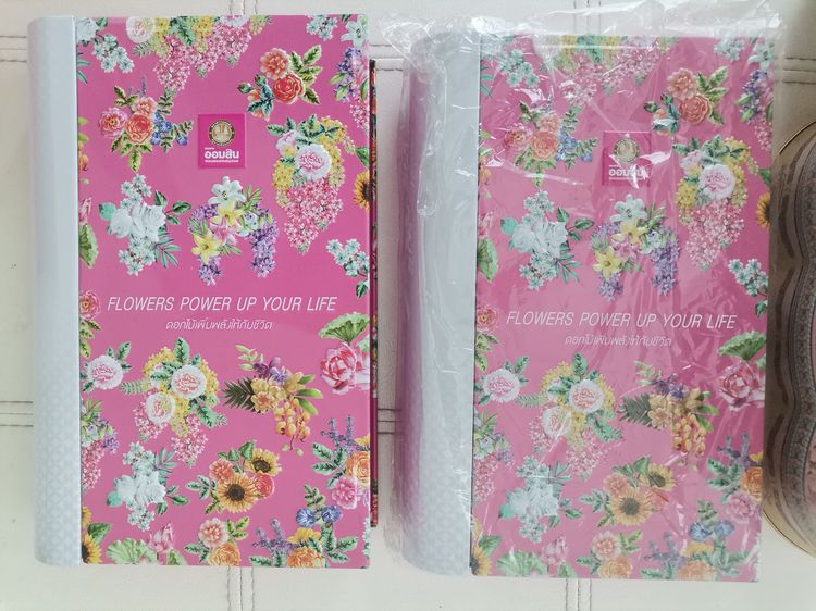 กล่องใส่กระดาษโน๊ตลายดอกไม้ ธนาคารออมสิน ส่งฟรี รูปที่ 4