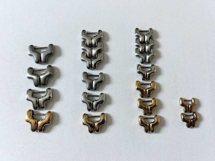 ข้อต่อสาย TAG HEUER ก้างปลา King size , Boy size , Lady Size , Mini Lady Size มีสีทองเงา , เงินเงา และ เงินด้าน รูปที่ 13