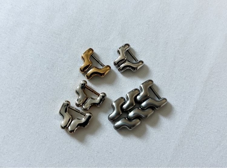 ข้อต่อสาย TAG HEUER ก้างปลา King size , Boy size , Lady Size , Mini Lady Size มีสีทองเงา , เงินเงา และ เงินด้าน รูปที่ 5