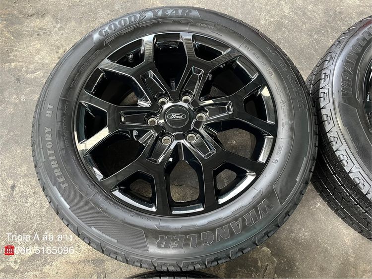 ✨ล้อแม็กพร้อมยางป้ายแดง✨Ford Everest Next-Gen Sport ขอบ 20 สีดำแท้💯💥ปี25💥 รูปที่ 4