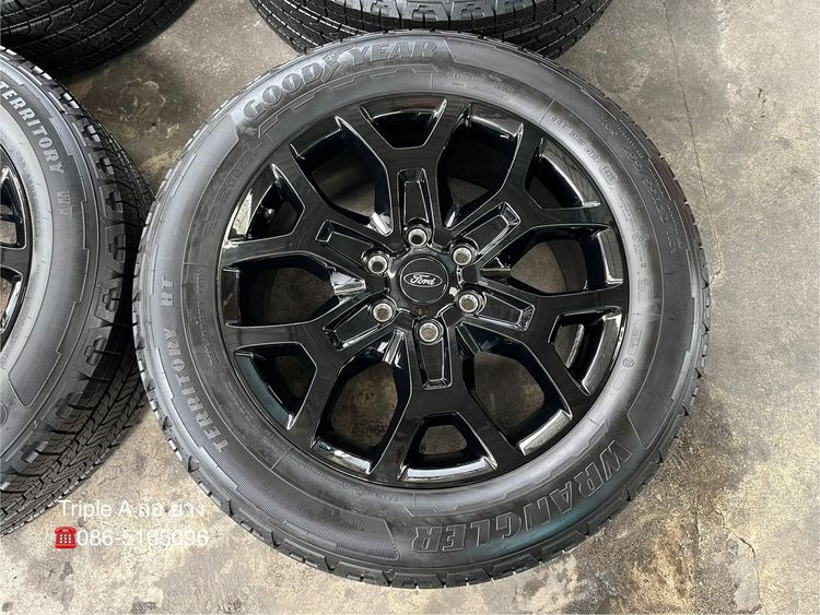 ✨ล้อแม็กพร้อมยางป้ายแดง✨Ford Everest Next-Gen Sport ขอบ 20 สีดำแท้💯💥ปี25💥 รูปที่ 3