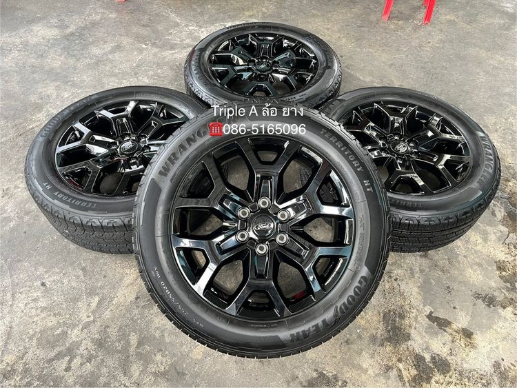 ✨ล้อแม็กพร้อมยางป้ายแดง✨Ford Everest Next-Gen Sport ขอบ 20 สีดำแท้💯💥ปี25💥