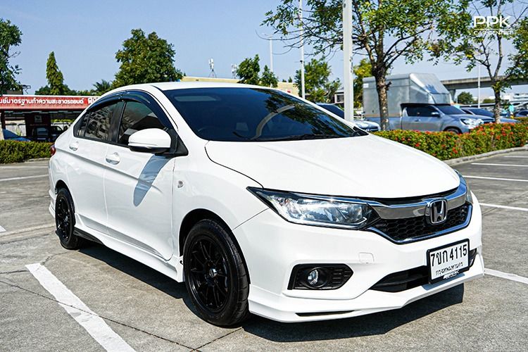 Honda City 2018 1.5 S Sedan เบนซิน ไม่ติดแก๊ส เกียร์อัตโนมัติ ขาว รูปที่ 3