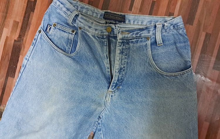 อื่นๆ ฟรีไซส์ อื่นๆ ไม่มีแขน กางเกงยีนส์ ยี่ห้อ Karl Kani 