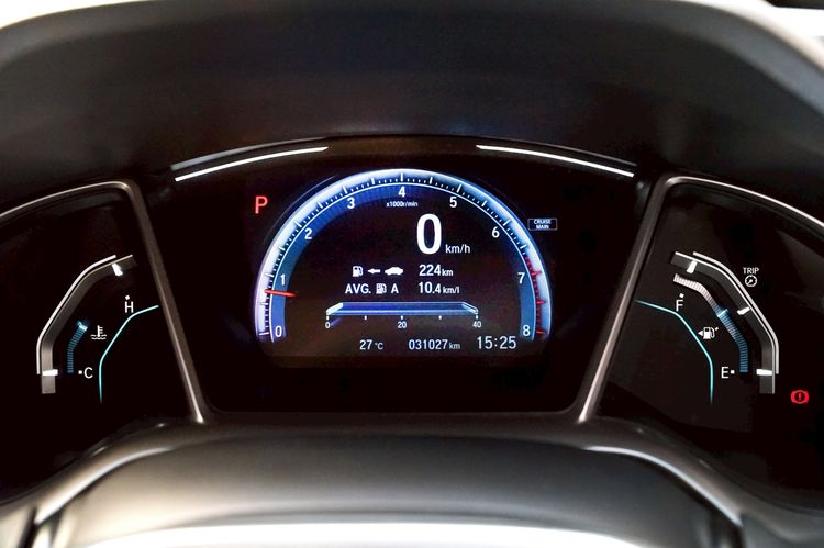 Honda Civic 2019 1.8 EL i-VTEC Sedan เบนซิน ไม่ติดแก๊ส เกียร์อัตโนมัติ เทา รูปที่ 2