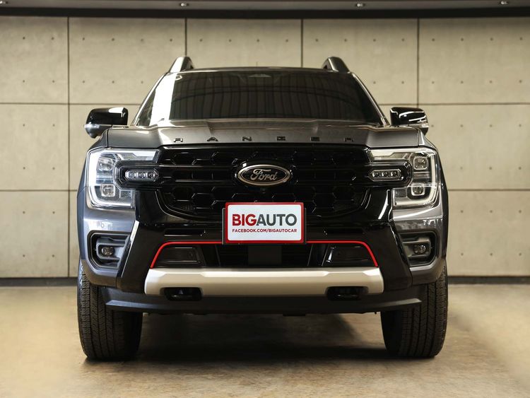 Ford Ranger 2023 2.0 Bi-Turbo Hi-Rider Storntrak Pickup ดีเซล ไม่ติดแก๊ส เกียร์อัตโนมัติ เทา รูปที่ 4
