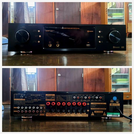 DiGiTAL AMPLiFiER DSP 7.1CH เครื่องขยายเสียง ดิจิตอลแอมพลิฟายเออร์ ยี่ห้อ KAOSHi รุ่น AV-777 SPR รูปที่ 2