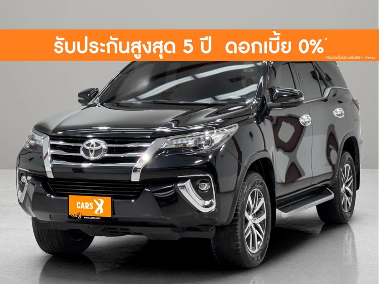 Toyota Fortuner 2019 2.4 V Utility-car ดีเซล ไม่ติดแก๊ส เกียร์อัตโนมัติ ดำ