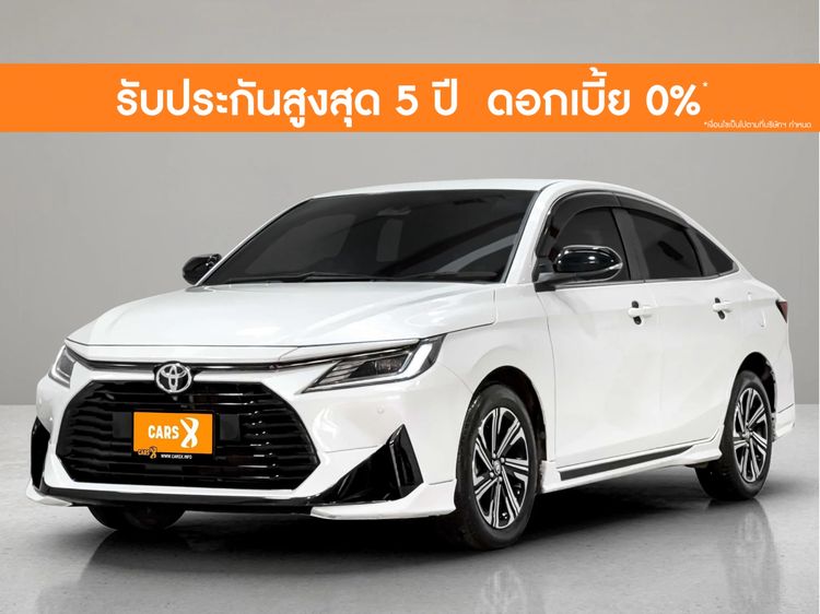 Toyota Yaris ATIV 2023 1.2 Premium Luxury Sedan เบนซิน ไม่ติดแก๊ส เกียร์อัตโนมัติ ขาว