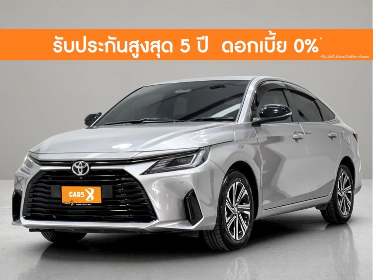 รถ Toyota Yaris ATIV 1.2 Premium Luxury สี บรอนซ์เงิน