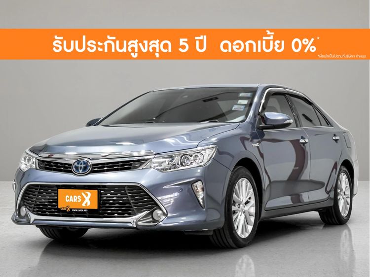 Toyota Camry 2015 2.5 Hybrid Premium Sedan ไฮบริด ไม่ติดแก๊ส เกียร์อัตโนมัติ เทา